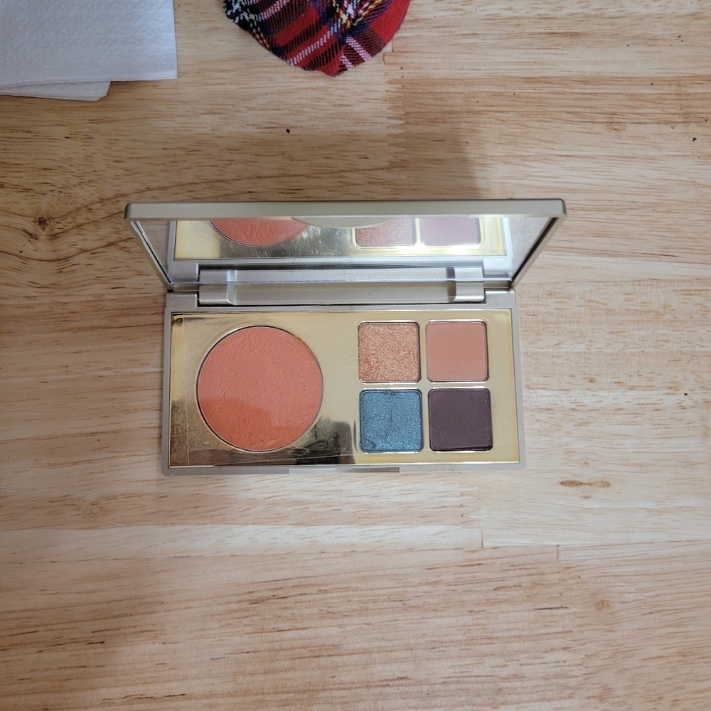 Stila Color Cocktail Travel Cheek Lip & Eye Palette Tequila Sunrise New Boxed